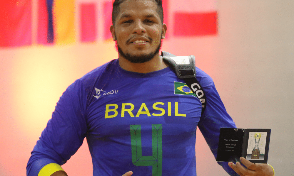 Leomon Brasil Mundial de goalball