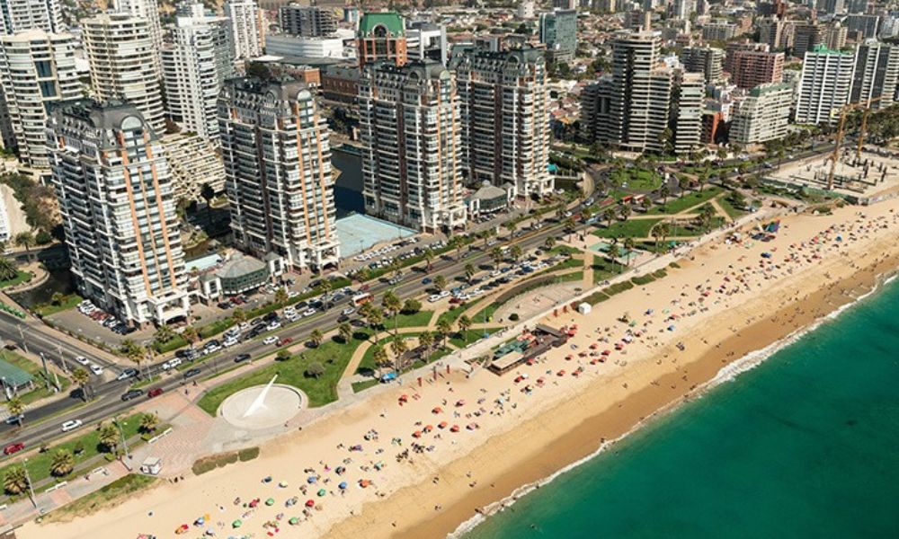 Playa El Sol em Viña del Mar sediará a disputa do triatlo