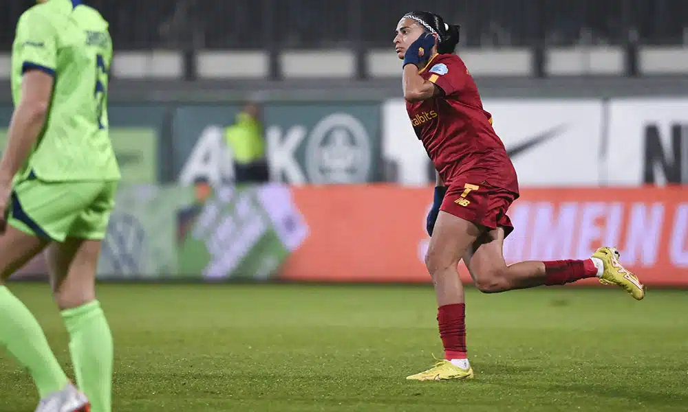 roma feminino andressa alves gol liga dos campeões champions league feminina