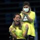 Andreza Vitória vibra com título mundial da bocha paralímpica Foto: Dantas Jr./ANDE