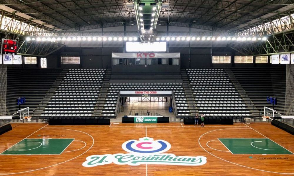Seleção masculina de basquete - Panorama da arena de Santa Cruz do Sul que sediará dois jogos do Brasil
