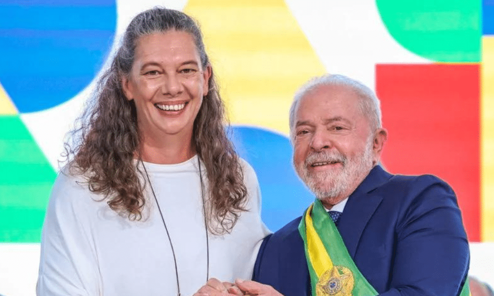 Ana Moser e Lula Ministério do Esporte