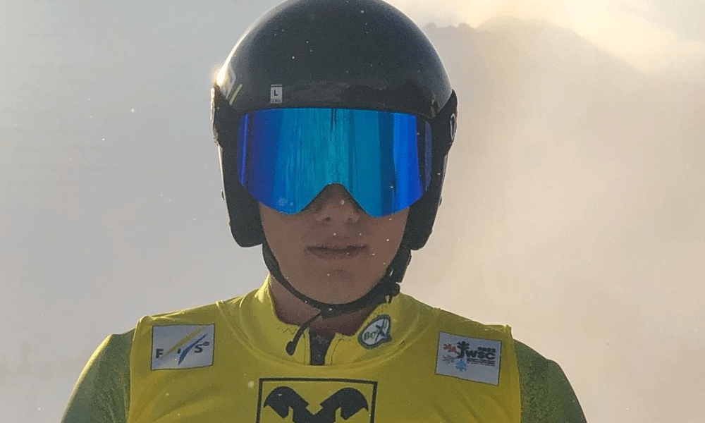 Christopher Holm Mundial Júnior de esqui alpino slalom