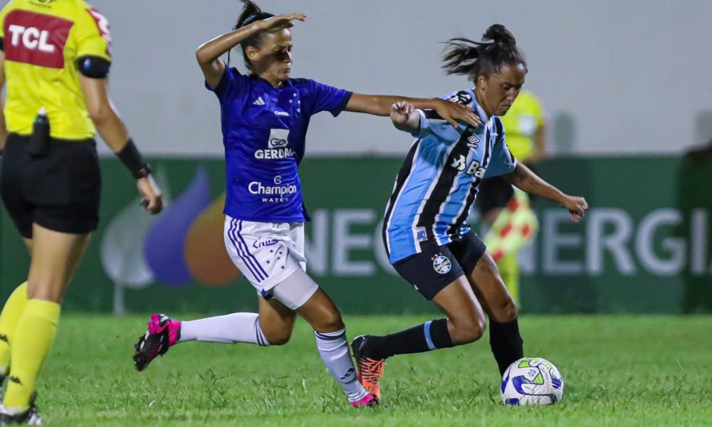 Cruzeiro e Grêmio empatam na estreia do Brasileiro Feminino DE FUTEBOL