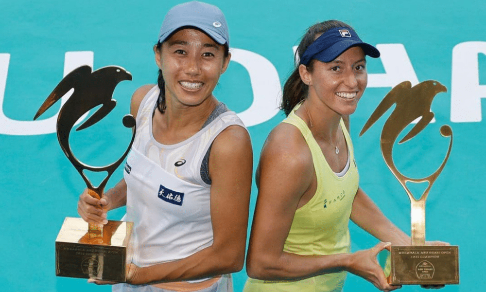 Luisa Stefani e Shuai Zhang WTA 500 de Abu Dhabi