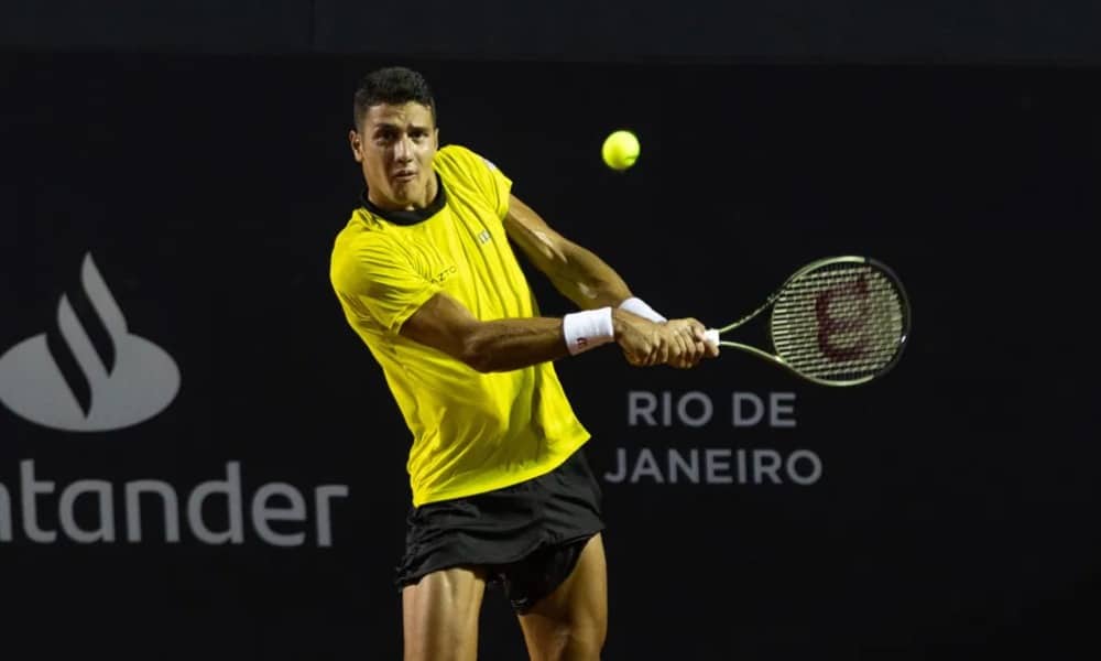 Mateus Alves ATP 500 Rio Open 2023 partida contra Carlos Alcaraz