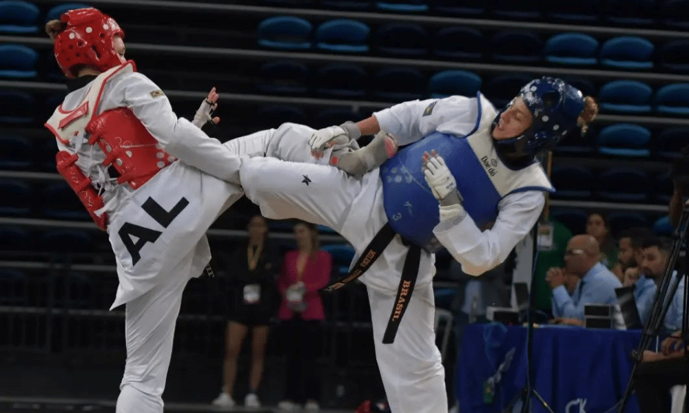 Milena Titoneli e Sandy Macedo Grand Slam de taekwondo