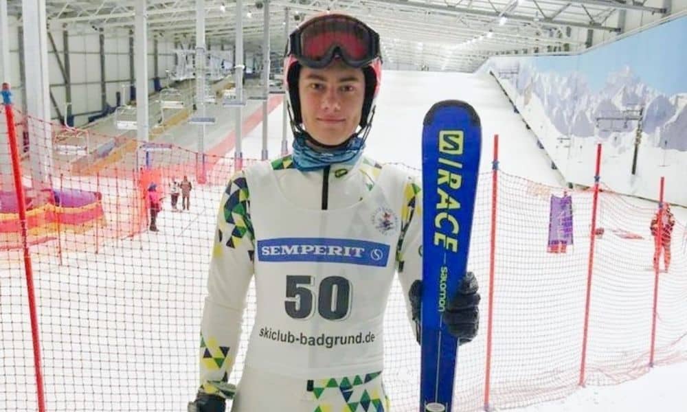 Christopher Holm no Mundial de esqui alpino