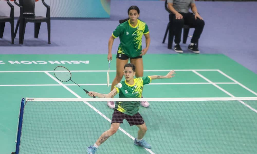 Badminton - Sania Lima e Juliana Vieira em quadra