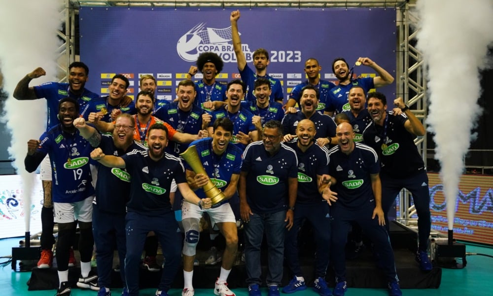 Sada Cruzeiro bate Farma Conde e é hepta da Copa Brasil de vôlei masculino