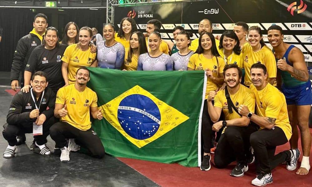 Mas - Equipe do Brasil posa para foto