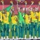 guia olímpico de paris 2024 - Jogadores brasileiros de futebol comemoram medalha de ouro no pódio dos jogos olímpicos de tóquio 2020
