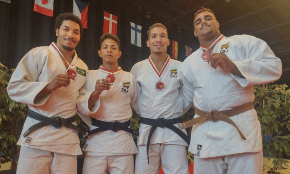 seleções brasileiras sub-21 de judô levaram nove medalhas na Alemanha