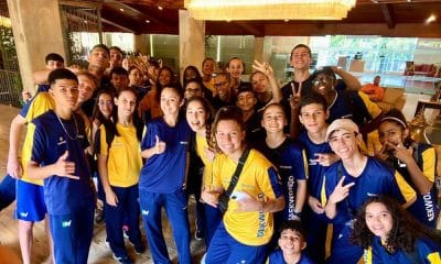 Equipe brasileira que disputou o Pan-Americano Cadete e Juvenil de taekwondo (Divulgação/CBTKD)