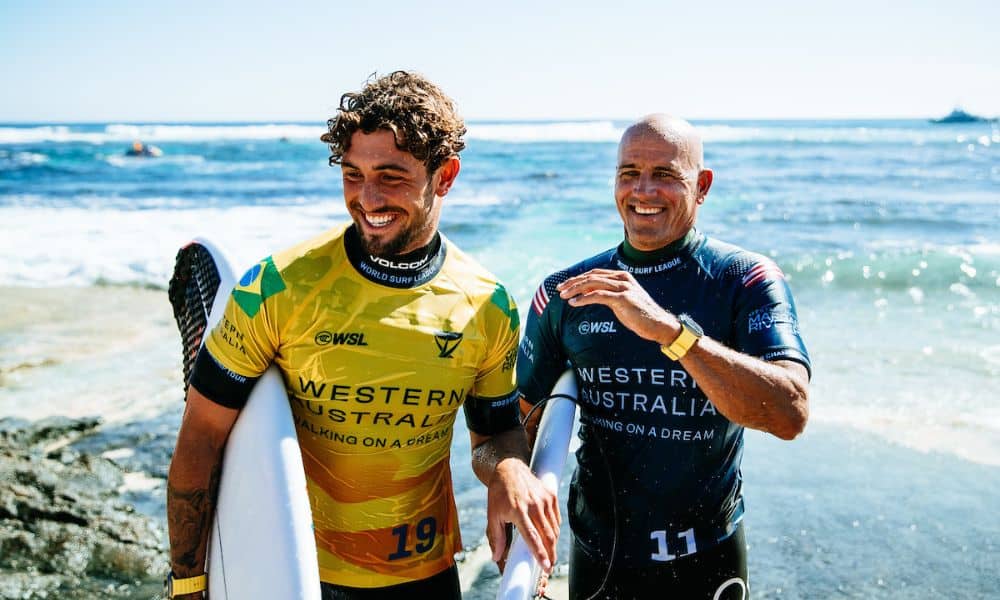 João Chianca competiu com Kelly Slater na abertura de etapa de Margaret River do Mundial de surfeJoão Chianca competiu com Kelly Slater na abertura de etapa de Margaret River do Mundial de surfe