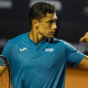 Thiago Monteiro enquanto vibra no Masters de Madrid / Roland Garros / Challenger