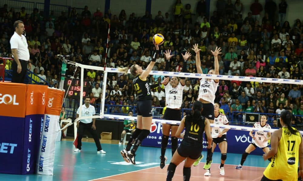 Mas Praia Cube x Sesc Flamengo Superliga Feminina de vôlei ao vivo