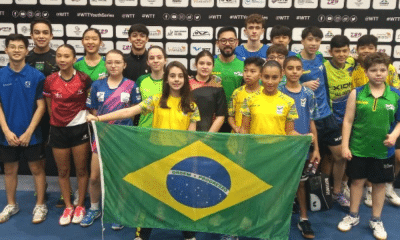 Atletas do Brasil no WTT Youth Contender de Rosário