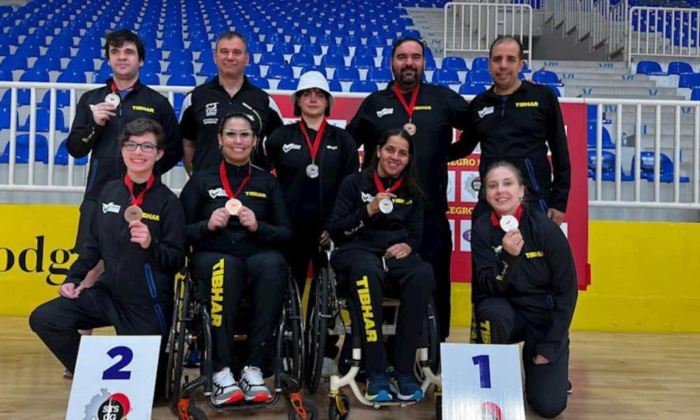 Sete atletas do Brasil foram ao pódio no fim das disputas individuais no Aberto Paralímpico de Montenegro (Divulgação/CBTM)
