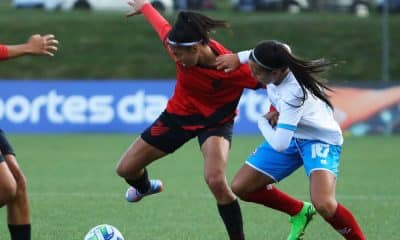 Partida entre Athletico-PR e Bahia, válida pelo Brasileiro Feminino (Cahuê Miranda/athletico.com.br)