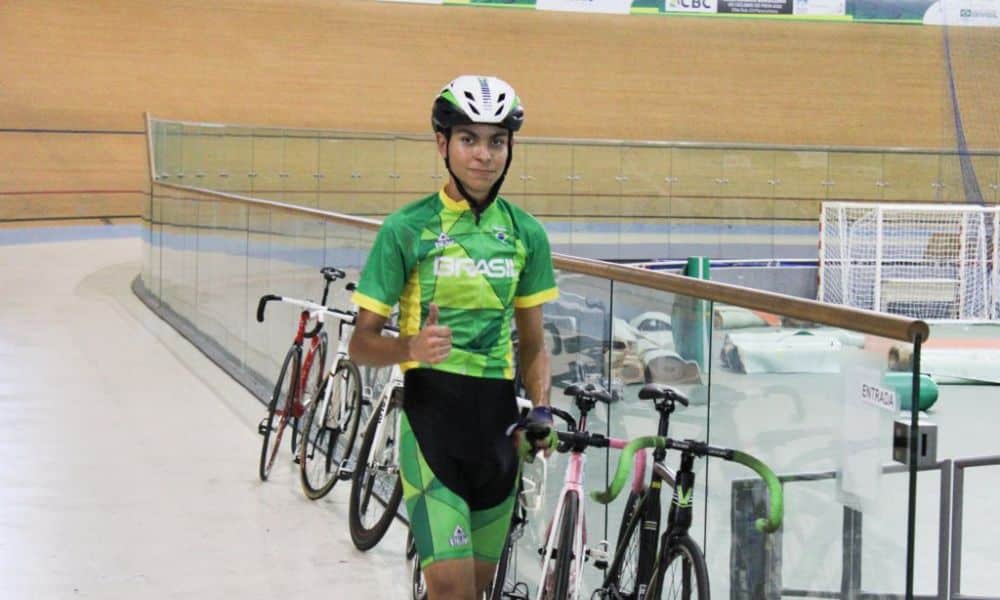 Jovem ciclista brasileiro Guilherme Assis (Wesley Kestrel/CBC)