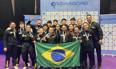Equipes do Brasil que venceram o Sul-Americano Sub-15 e Sub-19