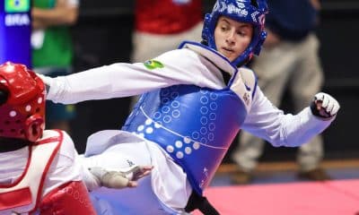 Milena Titoneli no Mundial de taekwondo de 2023