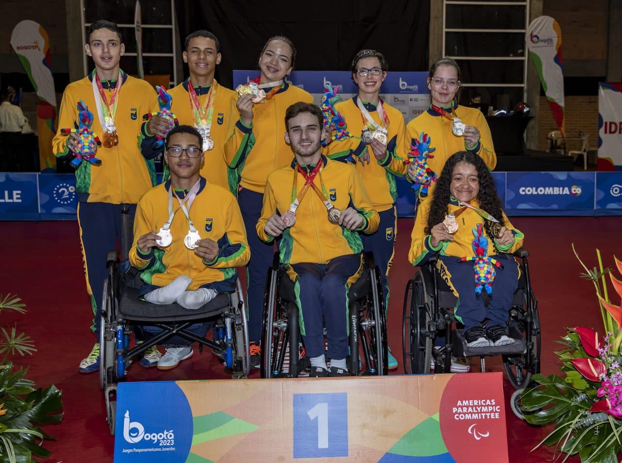 Medalhistas do Brasil no tênis de mesa no Parapan de Jovens