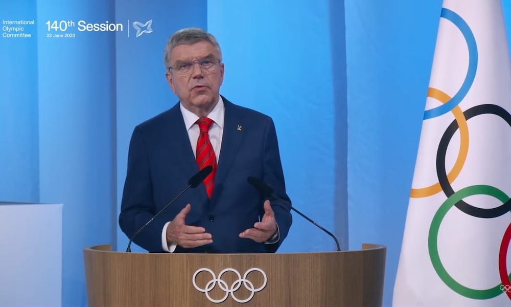 Thomas Bach fala na 140ª sessão do COI sobre rússia, belarus, ucrânia e boxe