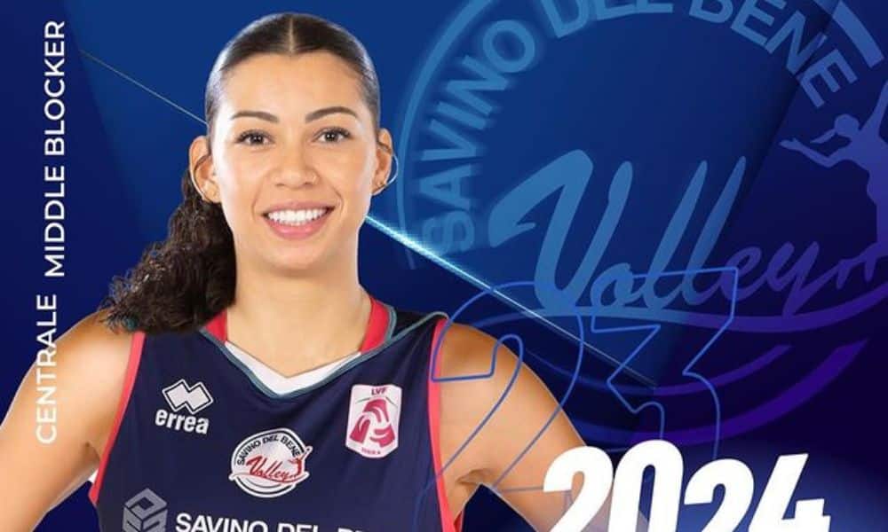Brasileira Carol, jogadora da seleção brasileira de vôlei feminino, anunciada como reforço pelo italiano Savino Del Bene Scandicci (Reprodução/Instagram/@savinodelbenevolley)
