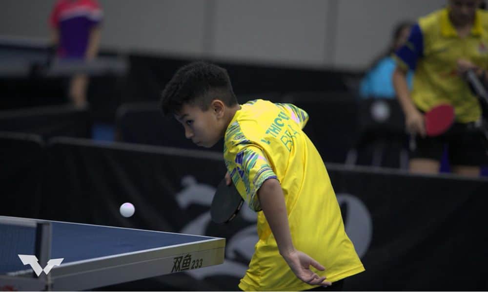 Jovem brasileiro Vitor Thiofilo em ação (Divulgação/WTT)