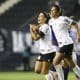 Jogadoras do Corinthians comemoram gol contra o Cruzeiro no Brasileiro Feminino