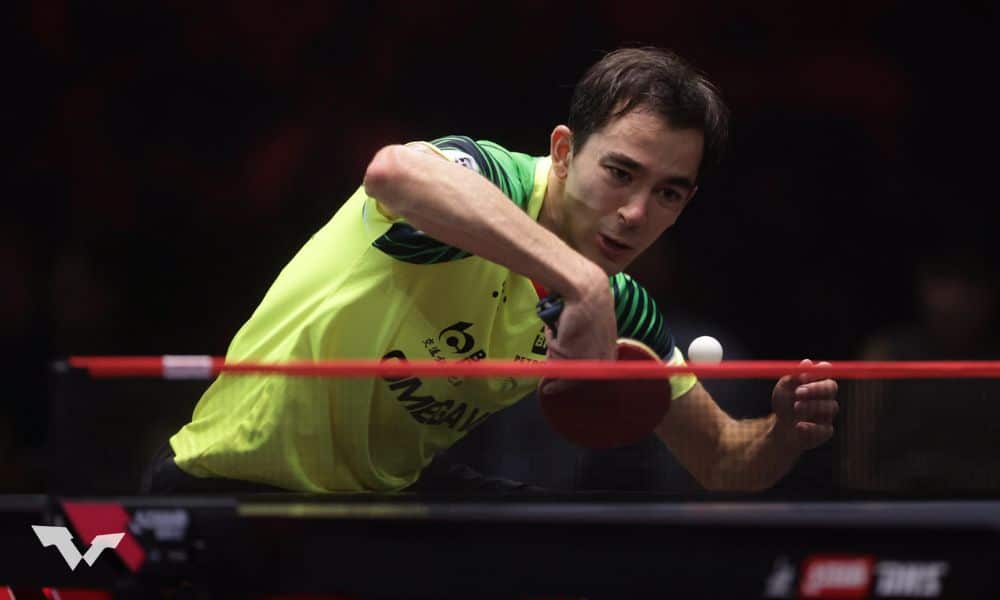 Hugo Calderano irá competir no WTT Contender de Zagreb