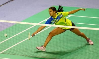 Juliana Vieira compete no Aberto de Santo Domingo de badminton
