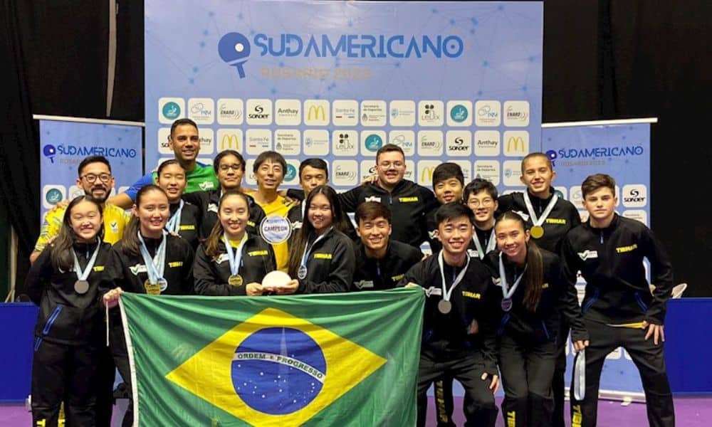 Delegação do Brasil no Sul-Americano Sub-15 e Sub-19 de tênis de mesa