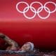 Guia Olímpico dos Jogos Olímpicos de Paris 2024 Ana Marcela Cunha disputando prova de maratona aquática nas Olimpíadas de Tóquio