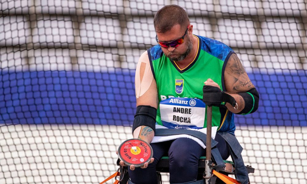 André Rocha perdeu medalha no lançamento de disco após protesto no Mundial de atletismo paralímpico
