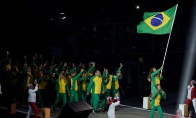 Delegação Brasileira na cerimônia de abertura dos Jogos Pan-Americanos de Lima 2019