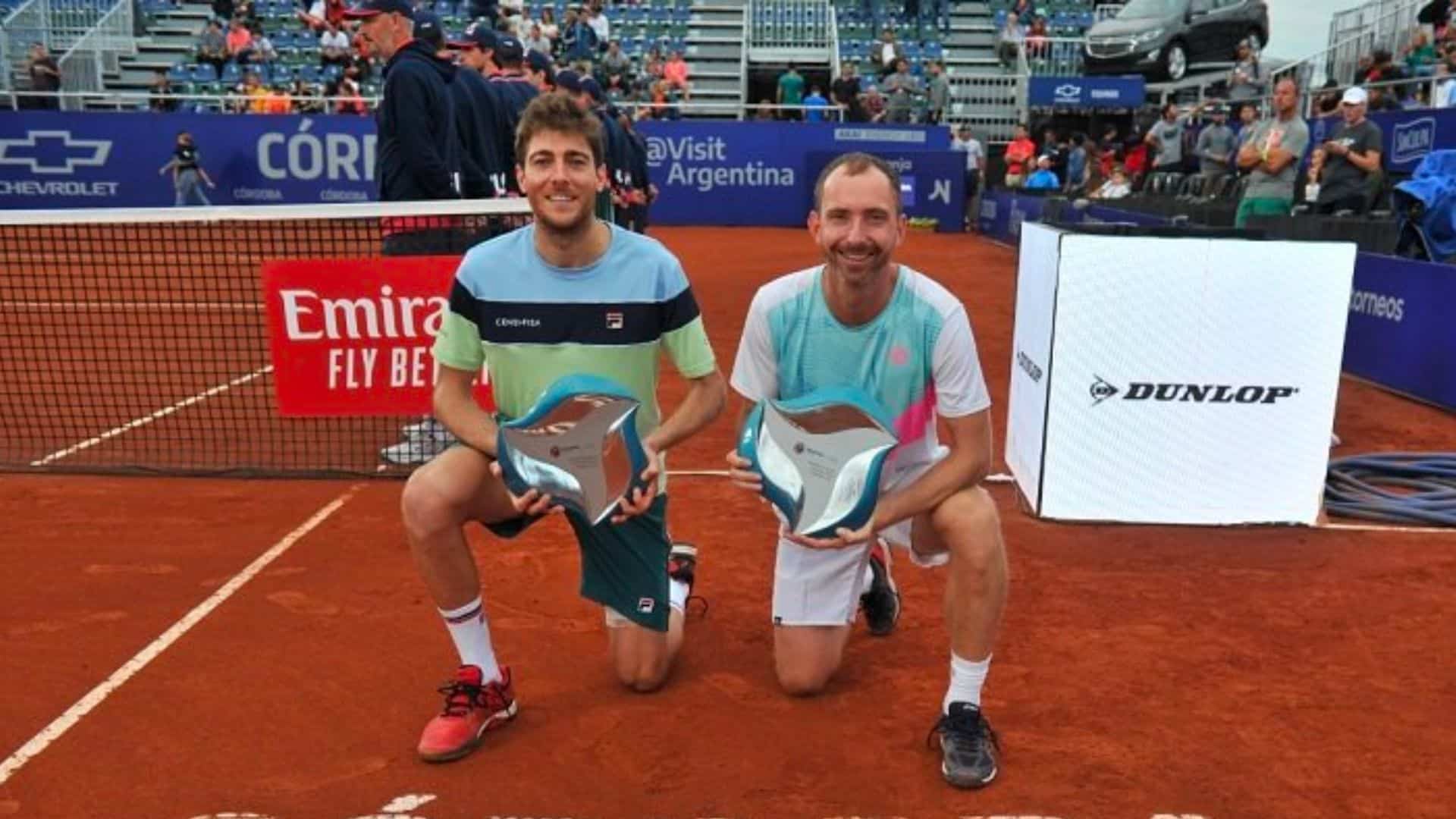 Marcelo Demoliner e Matwe Middelkoop avançaram no ATP 250 de Gstaad e irao disputar a semifinal de duplas (Foto: Cordoba Open)