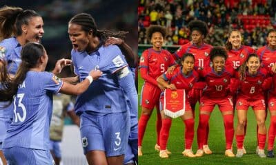 Partida entre França e Panamá, válida pela terceira rodada da Copa do Mundo Feminina (Aisha Schulz/Associated Press e Reprodução/Global Look Press)