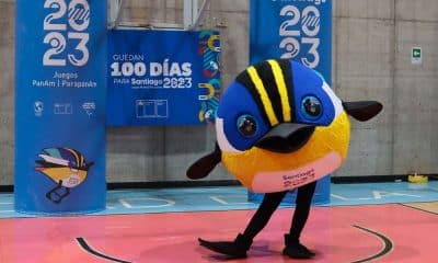 Mascote oficial do Pan-Americano de Santiago 2023 (Divulgação)
