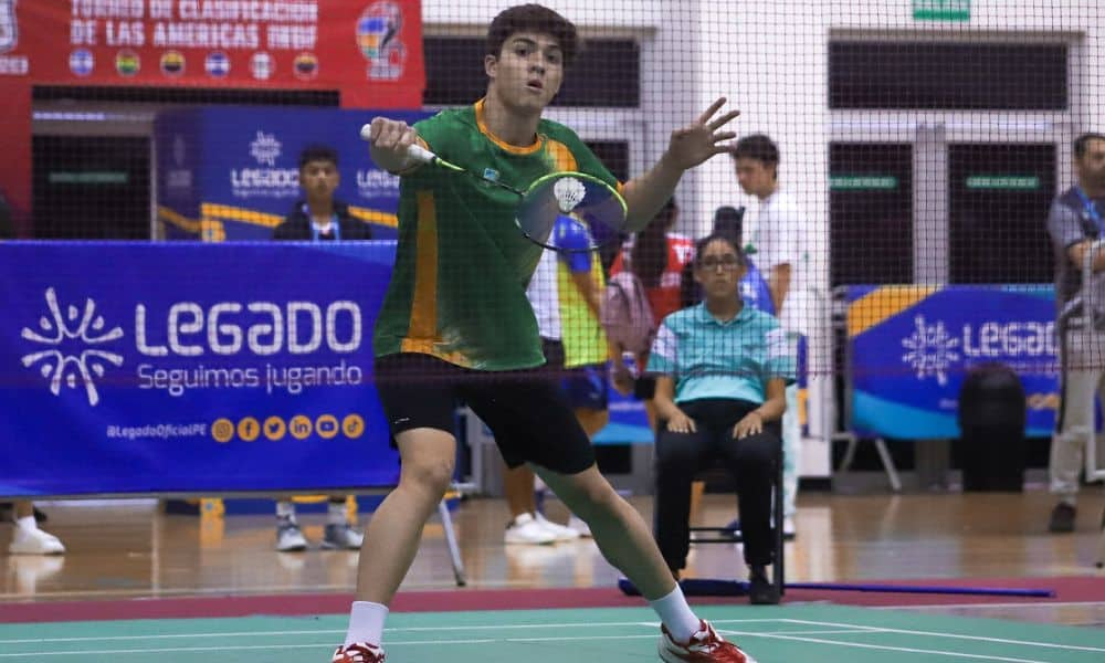 Brasileiro Joaquim Mendonça, destaque do país no Pan-Americano Júnior de badminton (Divulgação/Badminton Panam)