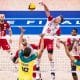 Partida entre Brasil e Polônia, válido pelas quartas da Liga das Nações (Divulgação/Volleyball World)