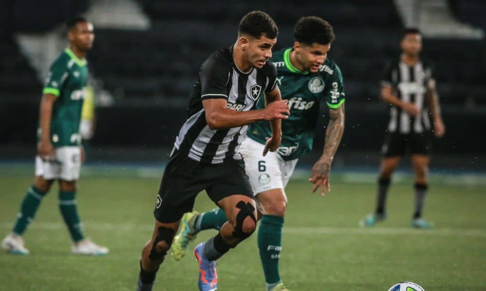 Partida entre Botafogo e Palmeiras, pelas quartas de final do Brasileiro Sub-20 (Arthur Barreto/BFR)