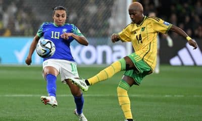 Brasil e Jamaica, pela Copa do Mundo Feminina (Divulgação/Live Score)
