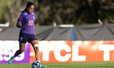 Gabi Nunes em treino da Seleção Feminina para Copa do Mundo Feminina