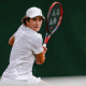 João Fonseca em ação no Grand Slam de Wimbledon