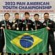 Time brasileira campeão do Pan-Americano sub-15 e sub-19 de tênis de mesa