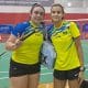 Letícia Andres e Eduarda Prates no Pan-Americano Júnior de badminton