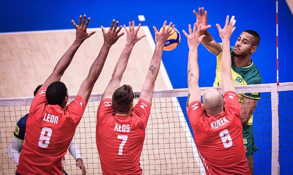 Brazil loses to Poland in the Men’s Volleyball Nations League